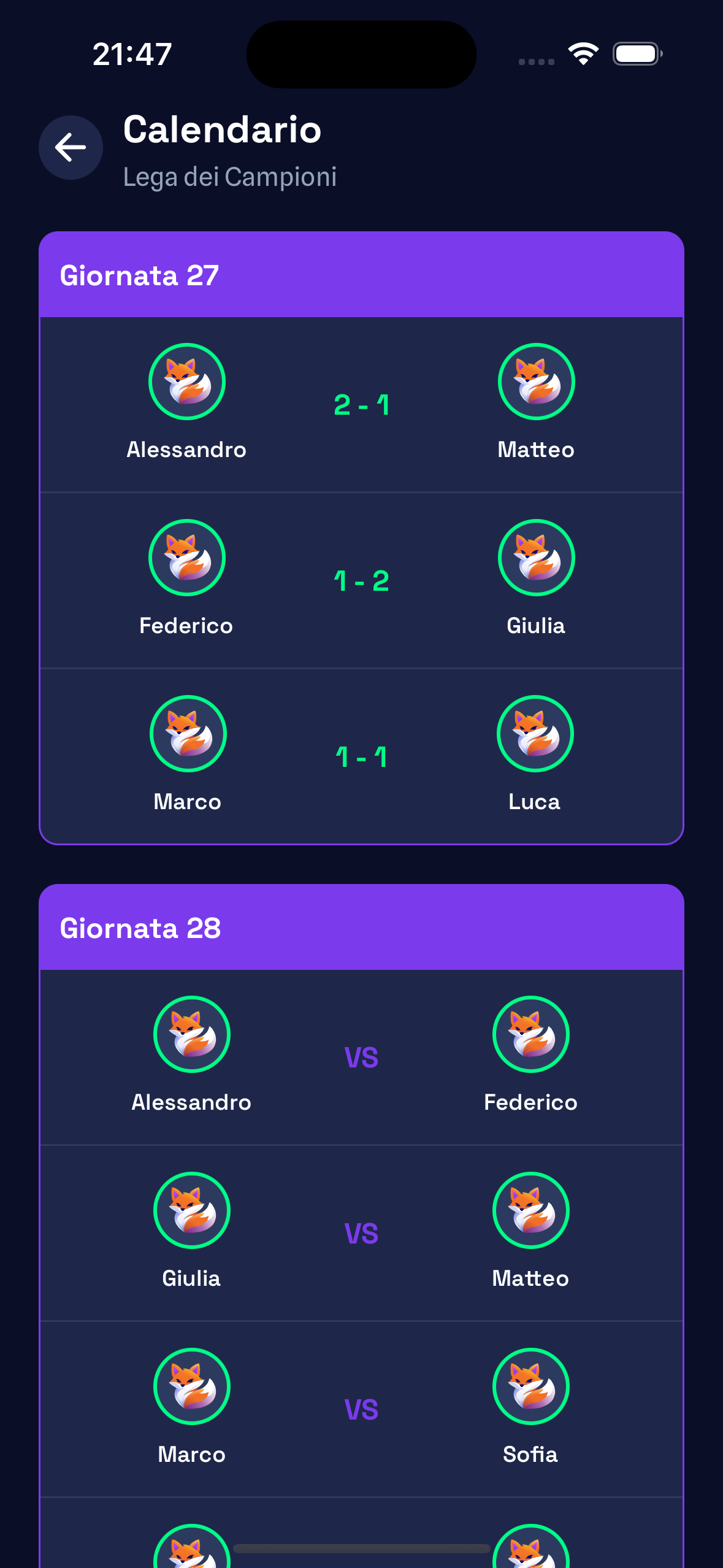 CALENDARIO